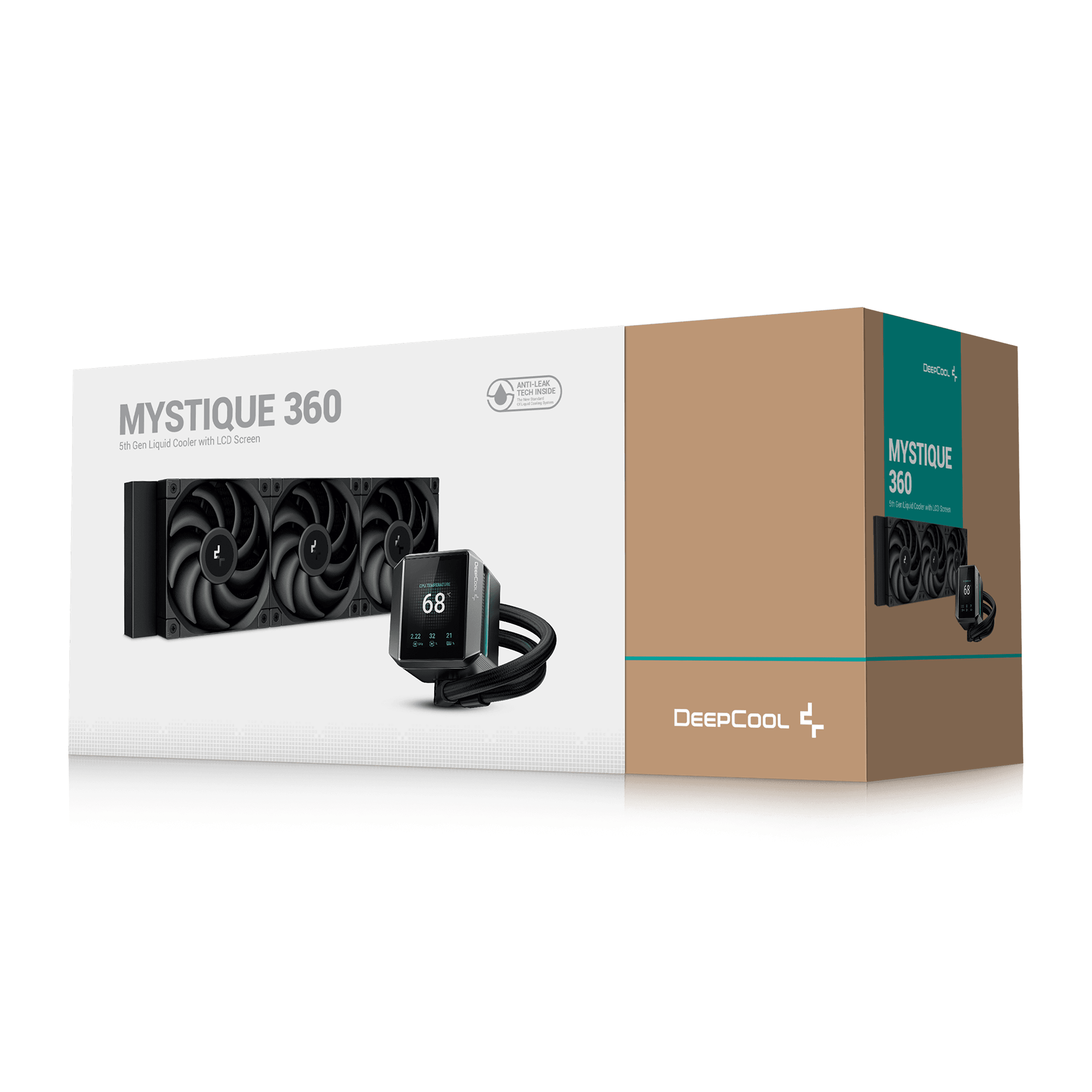 PC用ファン・クーラー MYSTIQUE 360 R-LX750-BKDSNMP-G-1 Deepcool R-LX750-BKDSNMP-G-1 MYSTIQUE 360/ 360mm簡易水冷CPU